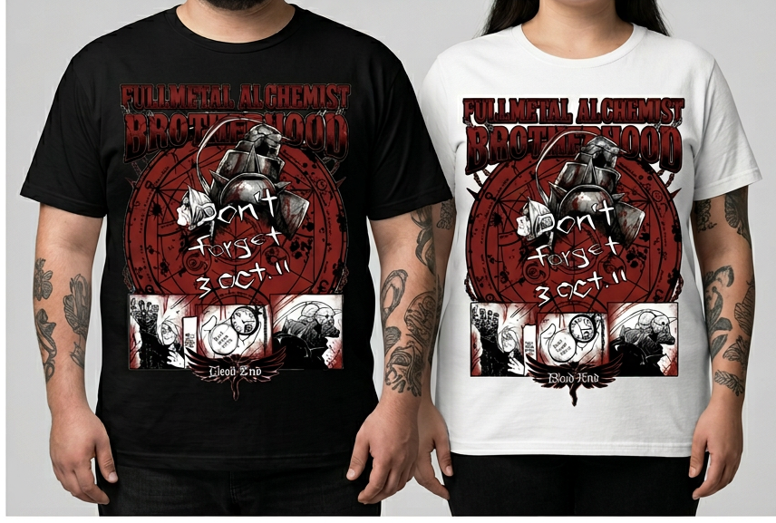 Nome do produto: Camiseta Fullmetal Alchemist \