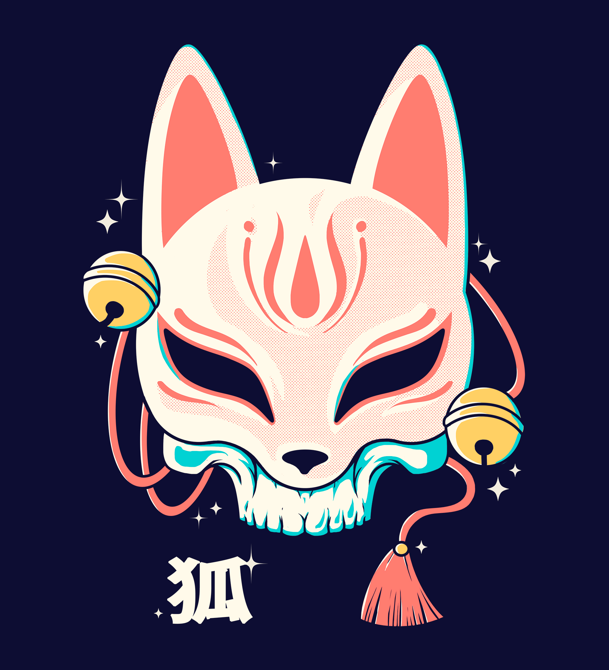 Nome do produto: Kitsune Skull