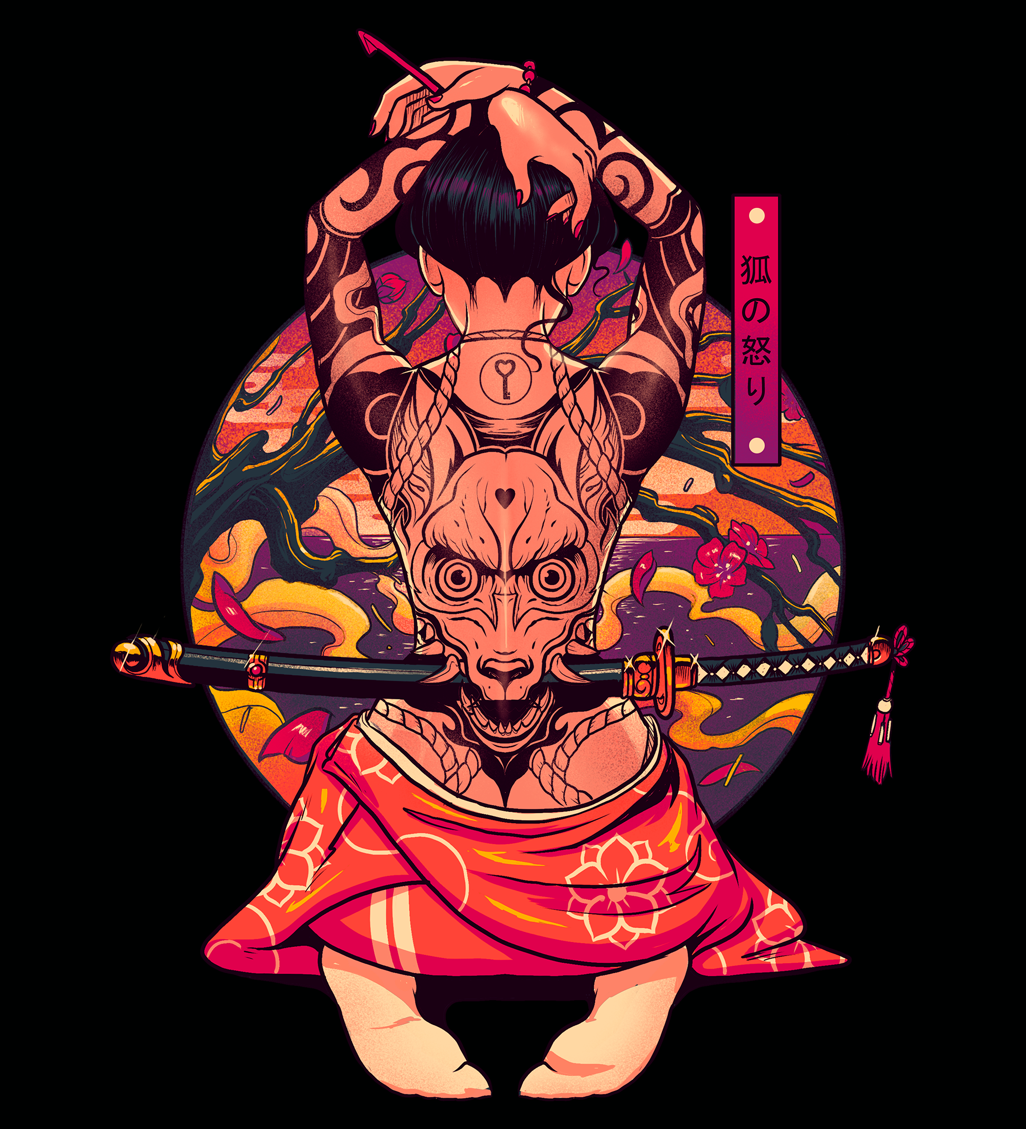 Nome do produto: kitsune Tattoo Fury