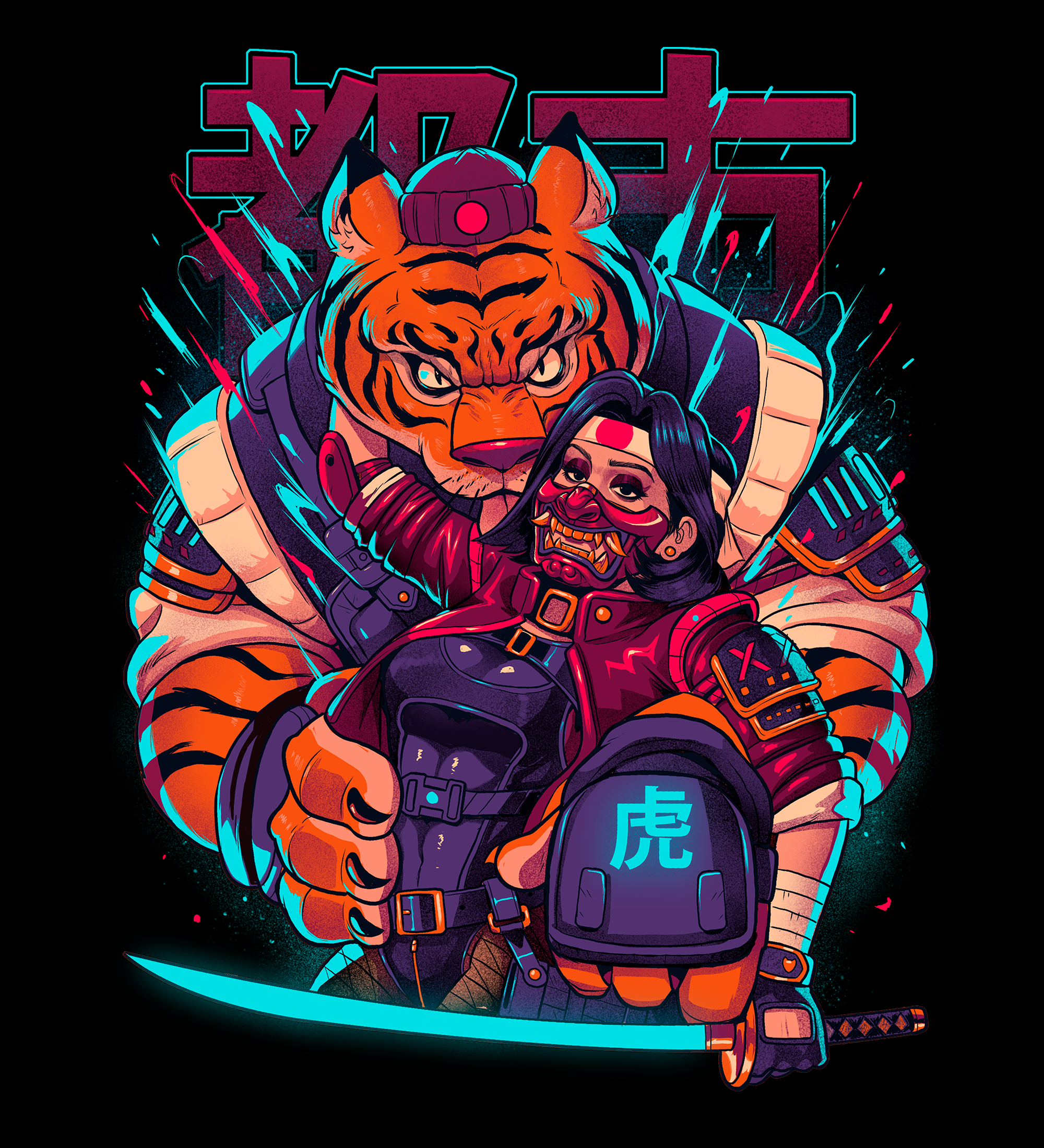 Nome do produto: Cyber Samurai Tiger