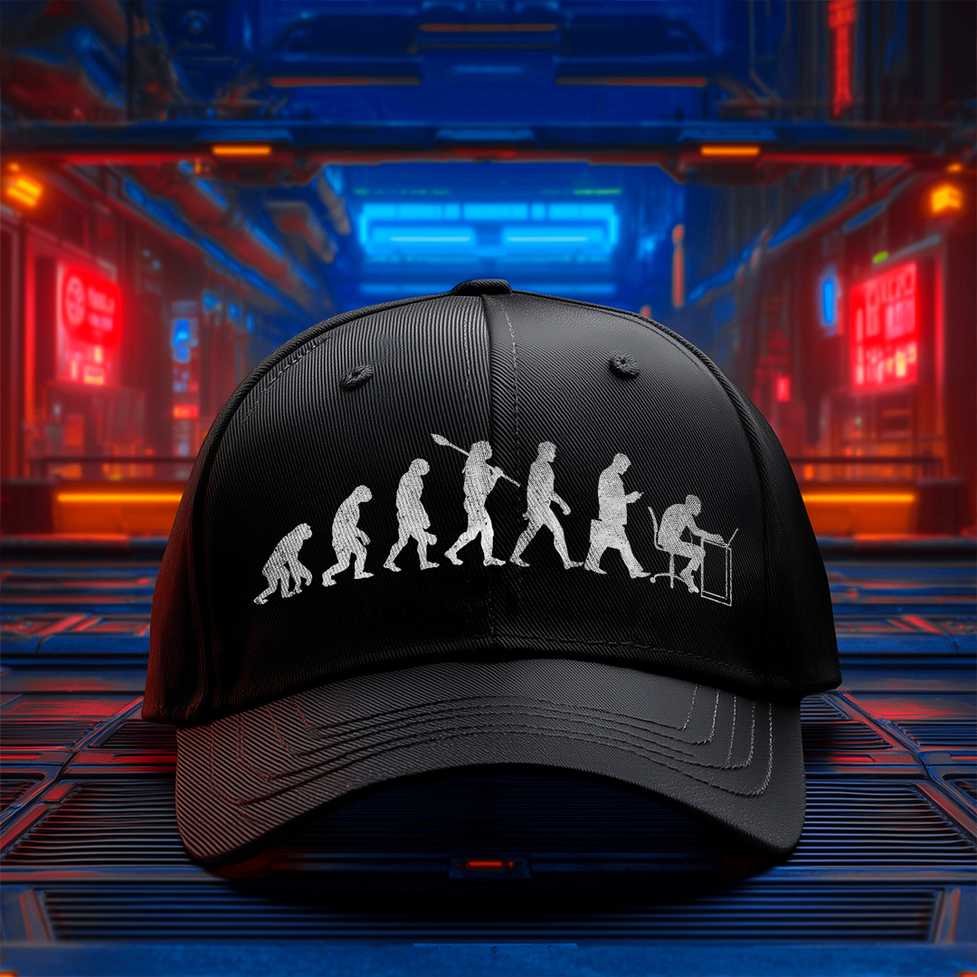 Boné Trucker - Evolution of Humanity 