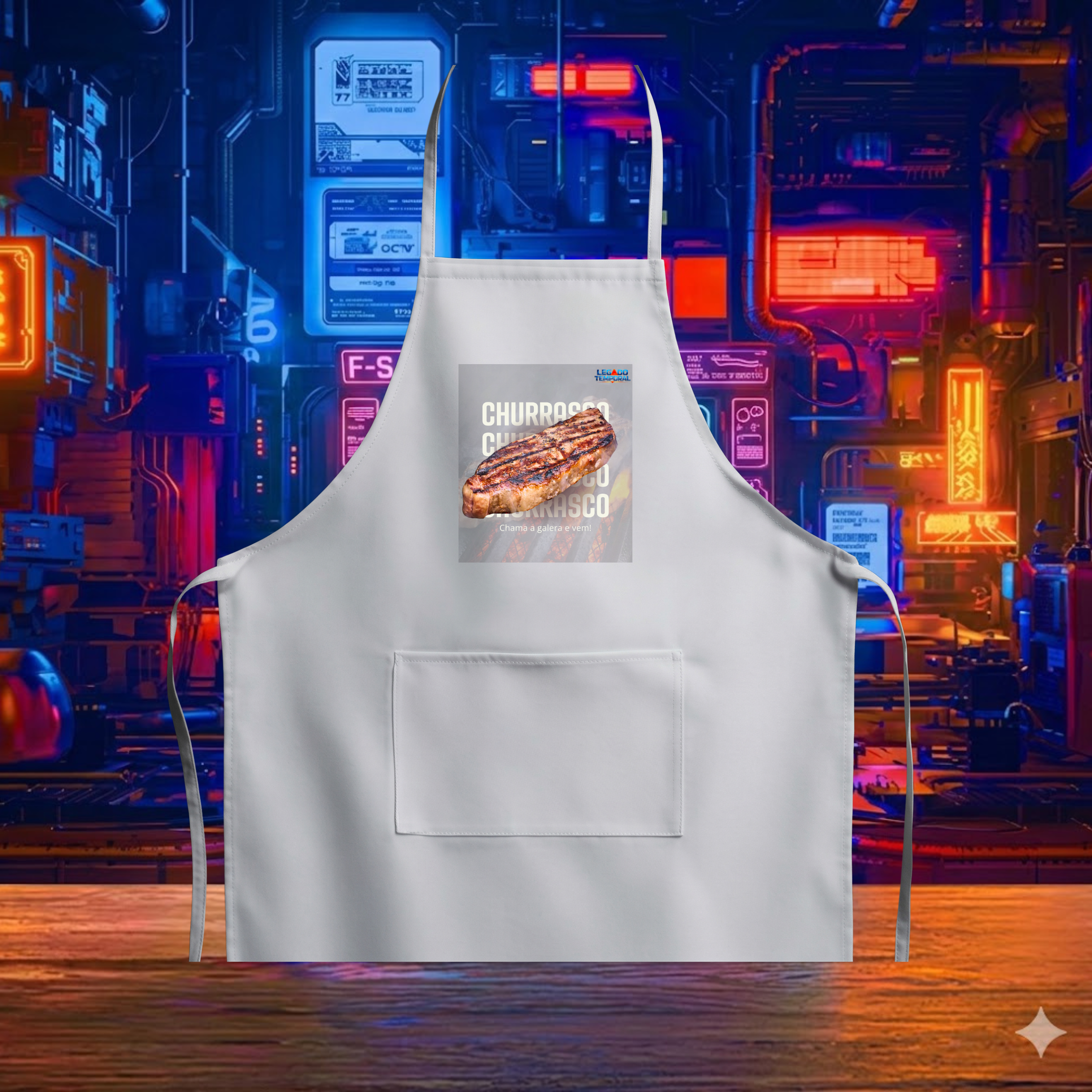 Avental Brim churrasco II