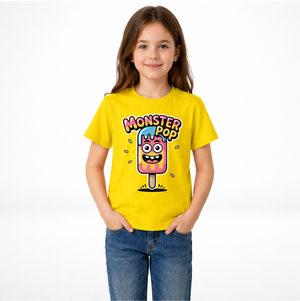 Monster Pop → Monstro Picolé (Kids) | Tamanhos 10, 12 e 14