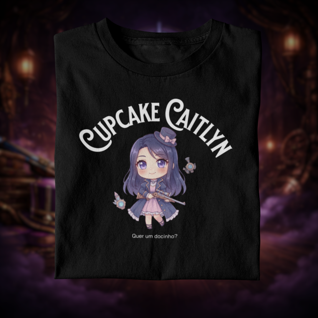 • Camiseta Caitlyn (coleção Perfect Shot) - League of Legends •