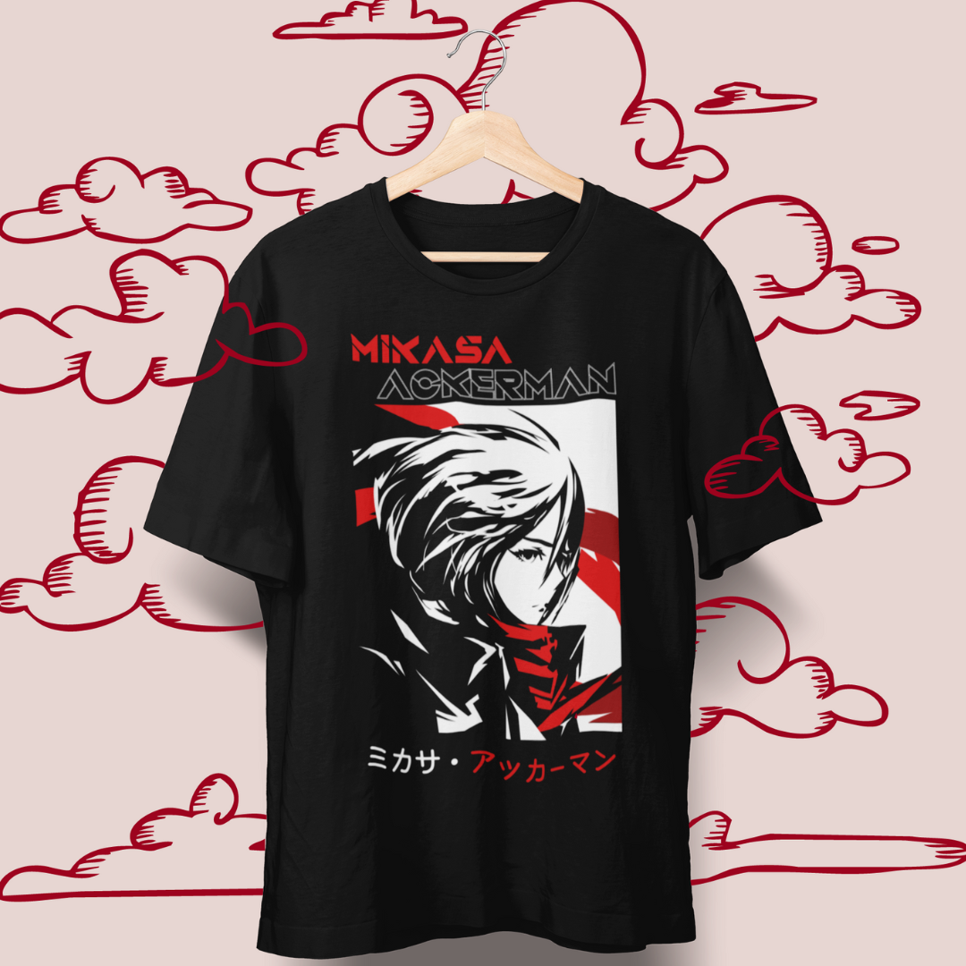 • Camiseta Mikasa - Attack on Titan •