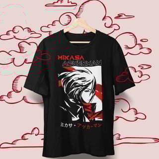 • Camiseta Mikasa - Attack on Titan •