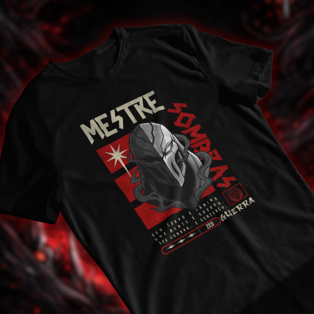 • Camiseta Zed (coleção Way of Shadows) - League of Legends •