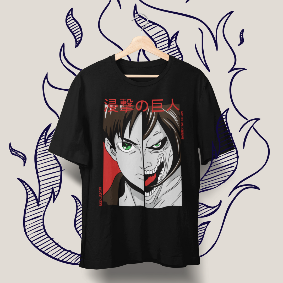 • Camiseta Eren - Attack on Titan •