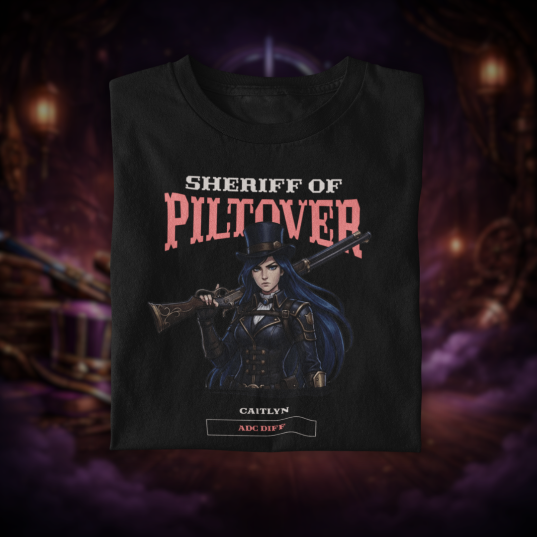 • Camiseta Caitlyn (coleção Perfect Shot) - League of Legends •