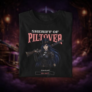 • Camiseta Caitlyn (coleção Perfect Shot) - League of Legends •