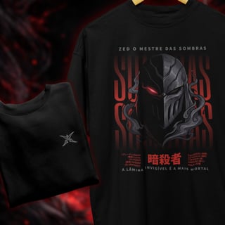 • Oversized Zed (coleção Way of Shadows) - League of Legends •