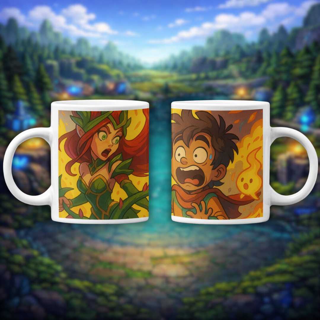 • Caneca Milio & Zyra - League of Legends •