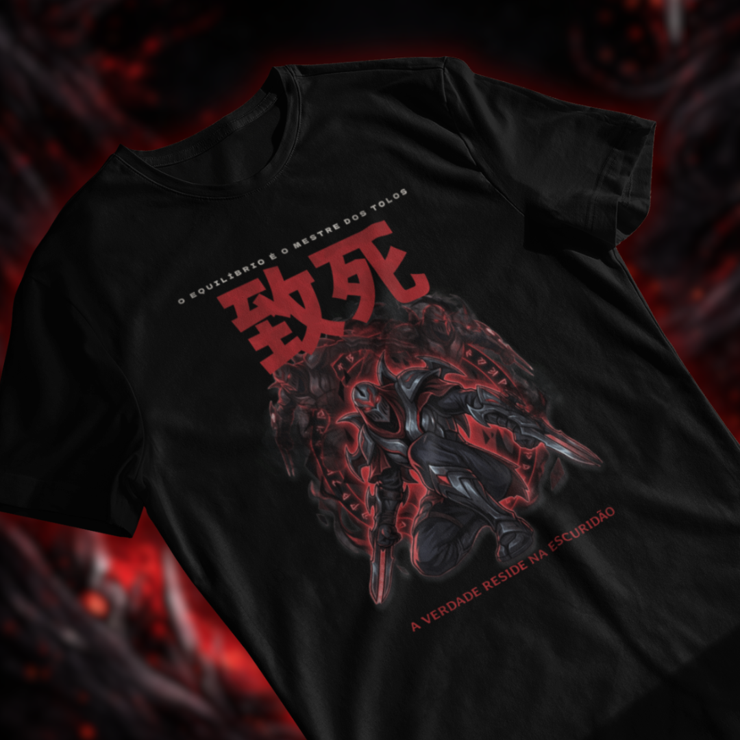 • Camiseta Zed (coleção Way of Shadows) - League of Legends •
