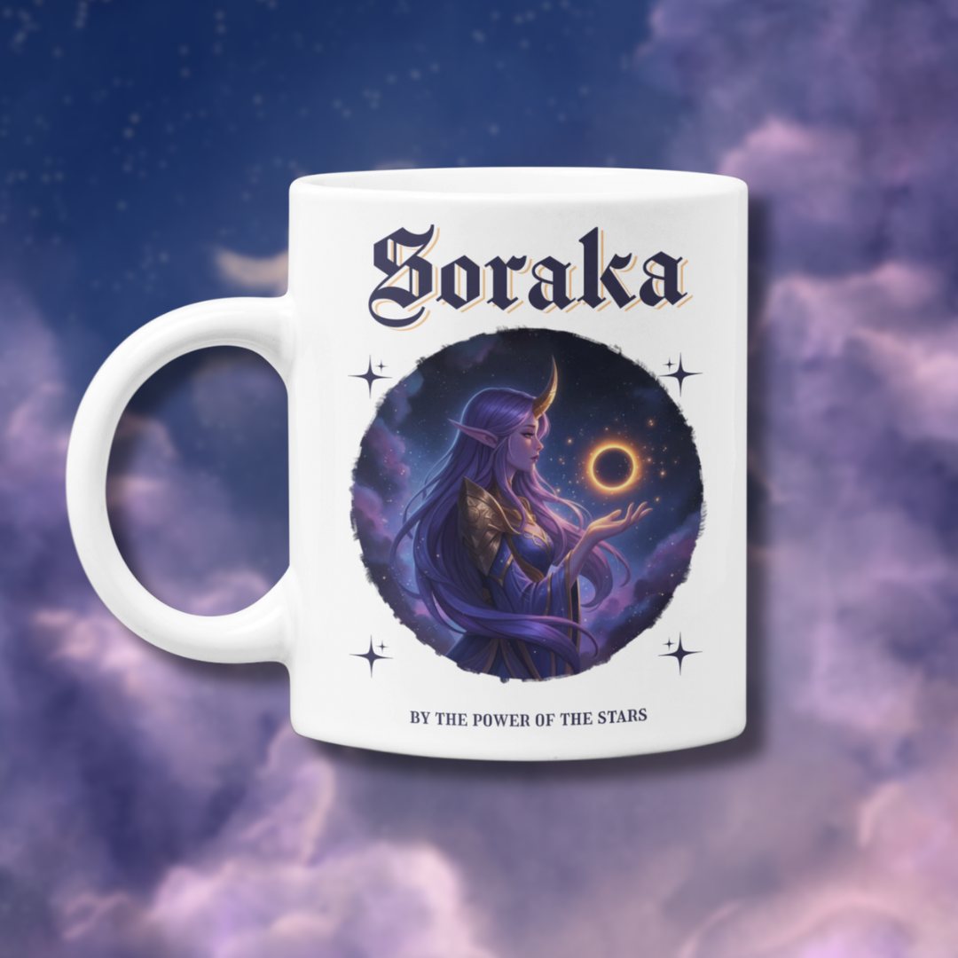• Caneca Soraka (coleção Celestial) - League of Legends •
