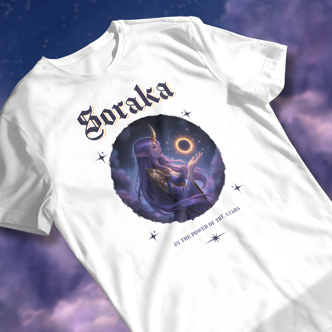 • Camiseta Soraka (coleção Celestial) - League of Legends •