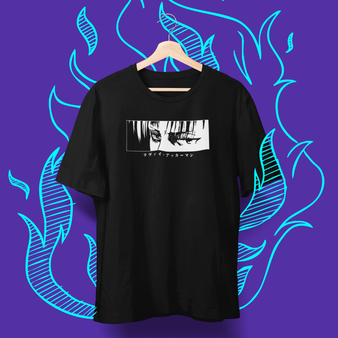 • Camiseta Levi - Attack on Titan •