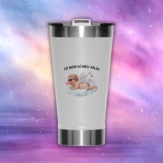 • Copo térmico - Tô nem aí meu anjo • 