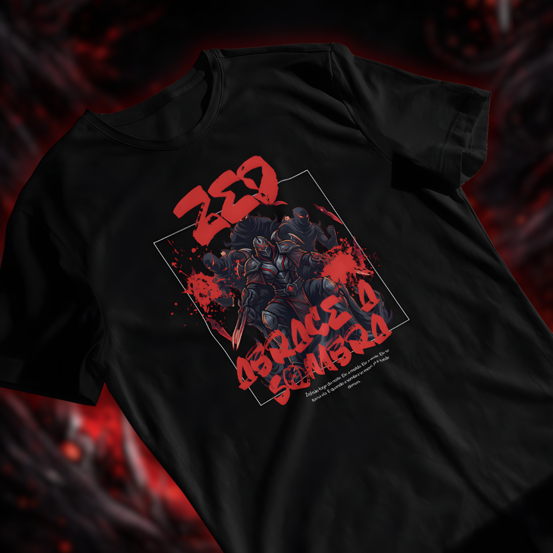 • Camiseta Zed (coleção Way of Shadows) - League of Legends •