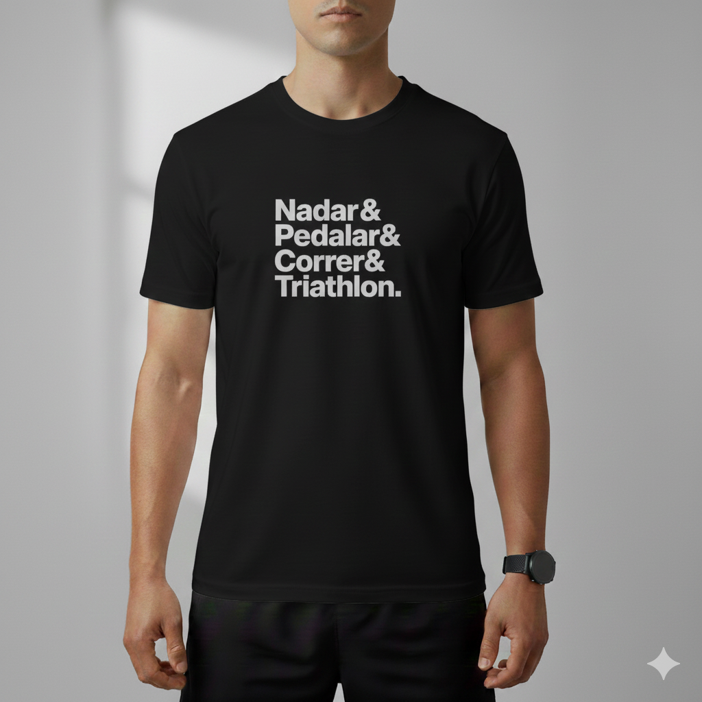 Nome do produto: Camiseta  Triathlon & White 