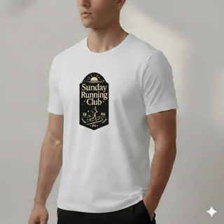 Camiseta Sunday Running Club 1896 – Vintage Runner