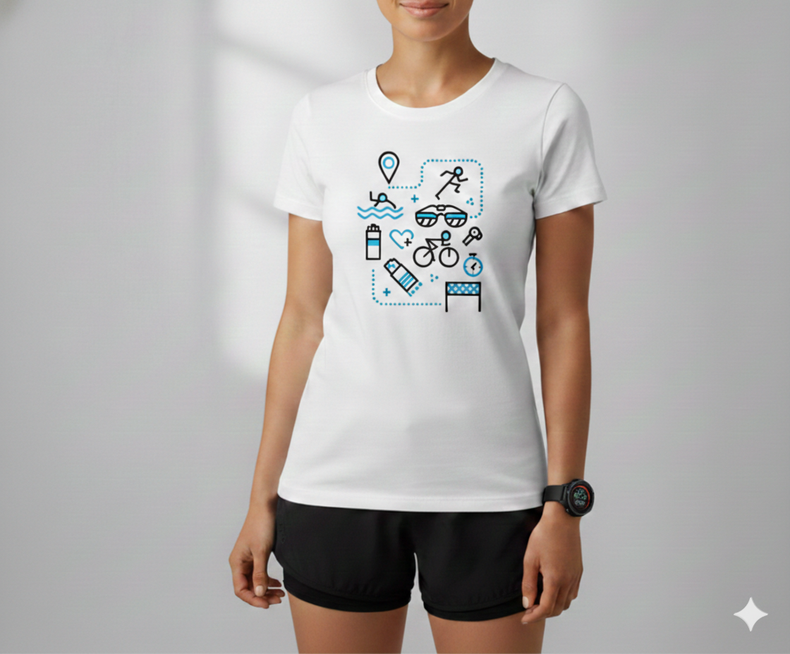 Camiseta Triathlon Lifestyle baby look