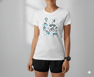 Camiseta Triathlon Lifestyle baby look