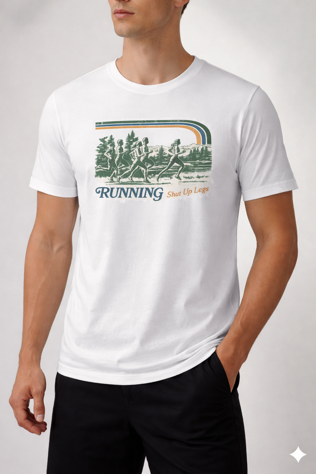 Camiseta Running – Shut Up Legs (Vintage Runner)