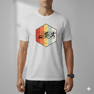 Camiseta Vintage Retro Triathlon