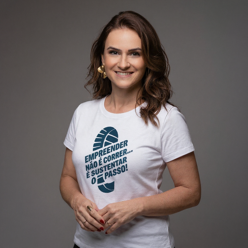 Babylook Empreendedora Feminina | Empreender Não é Correr, é Sustentar o Passo – Rede Prosperidade Plena