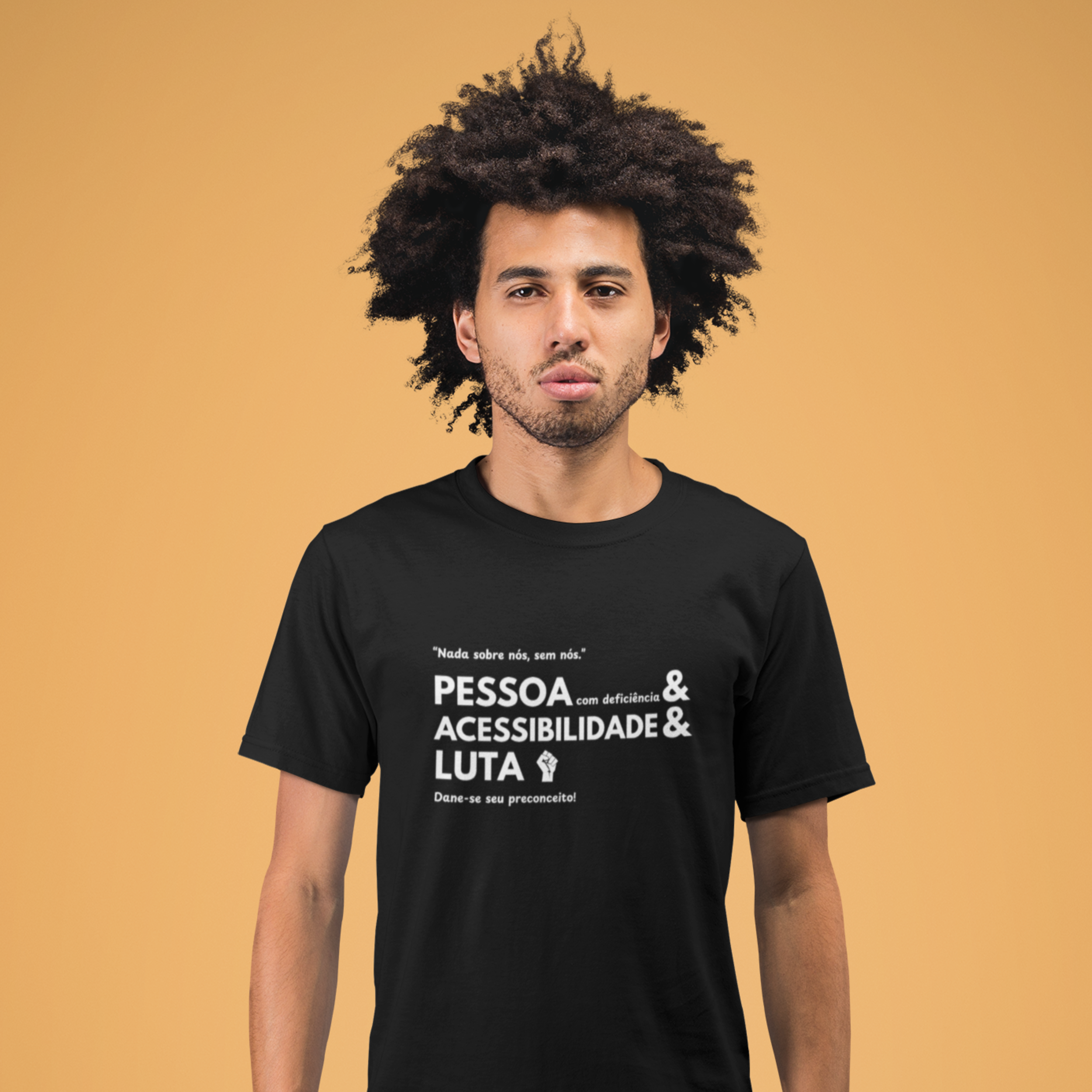 T-Shirt Classic Nada Sobre Nós, Sem Nós