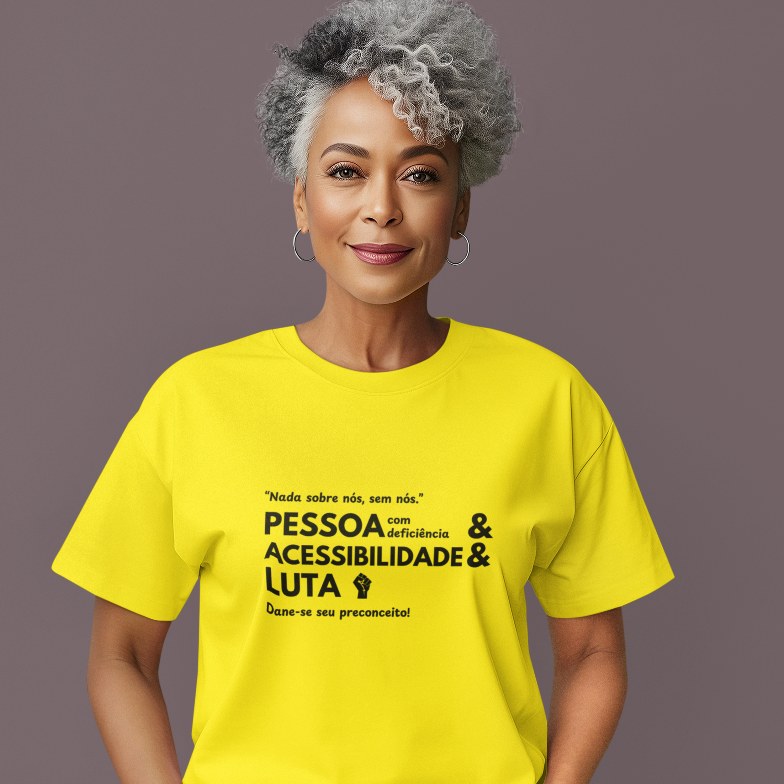 T-Shirt Classic Nada Sobre Nós, Sem Nós