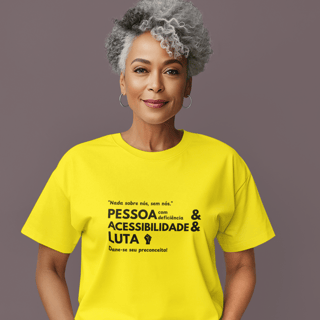 T-Shirt Classic Nada Sobre Nós, Sem Nós