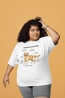 Camiseta plus size Golden #anatomias