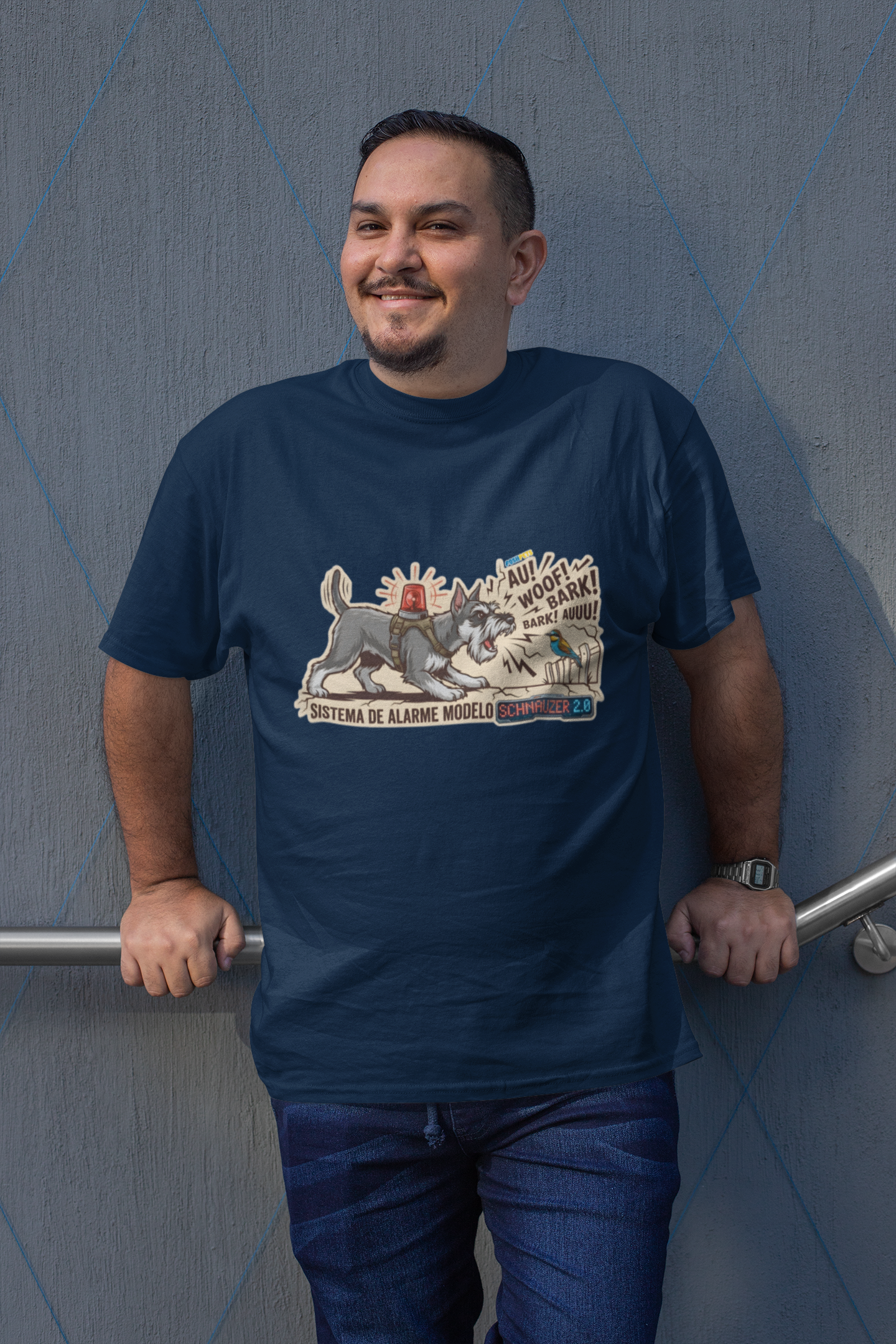 Camiseta Schnauzer #stickerpaws