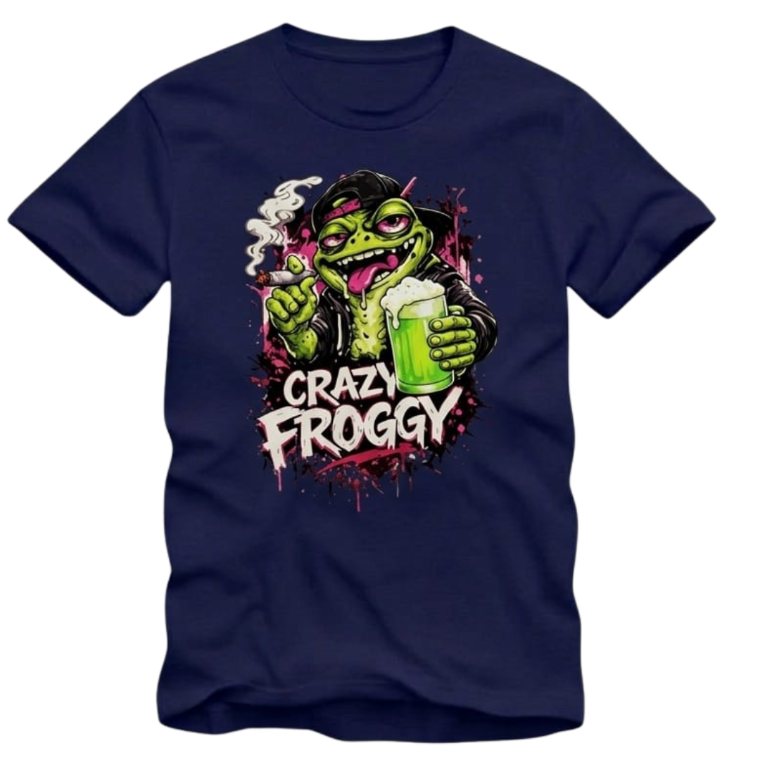 Nome do produto: Crazy Froggy Camiseta Classic