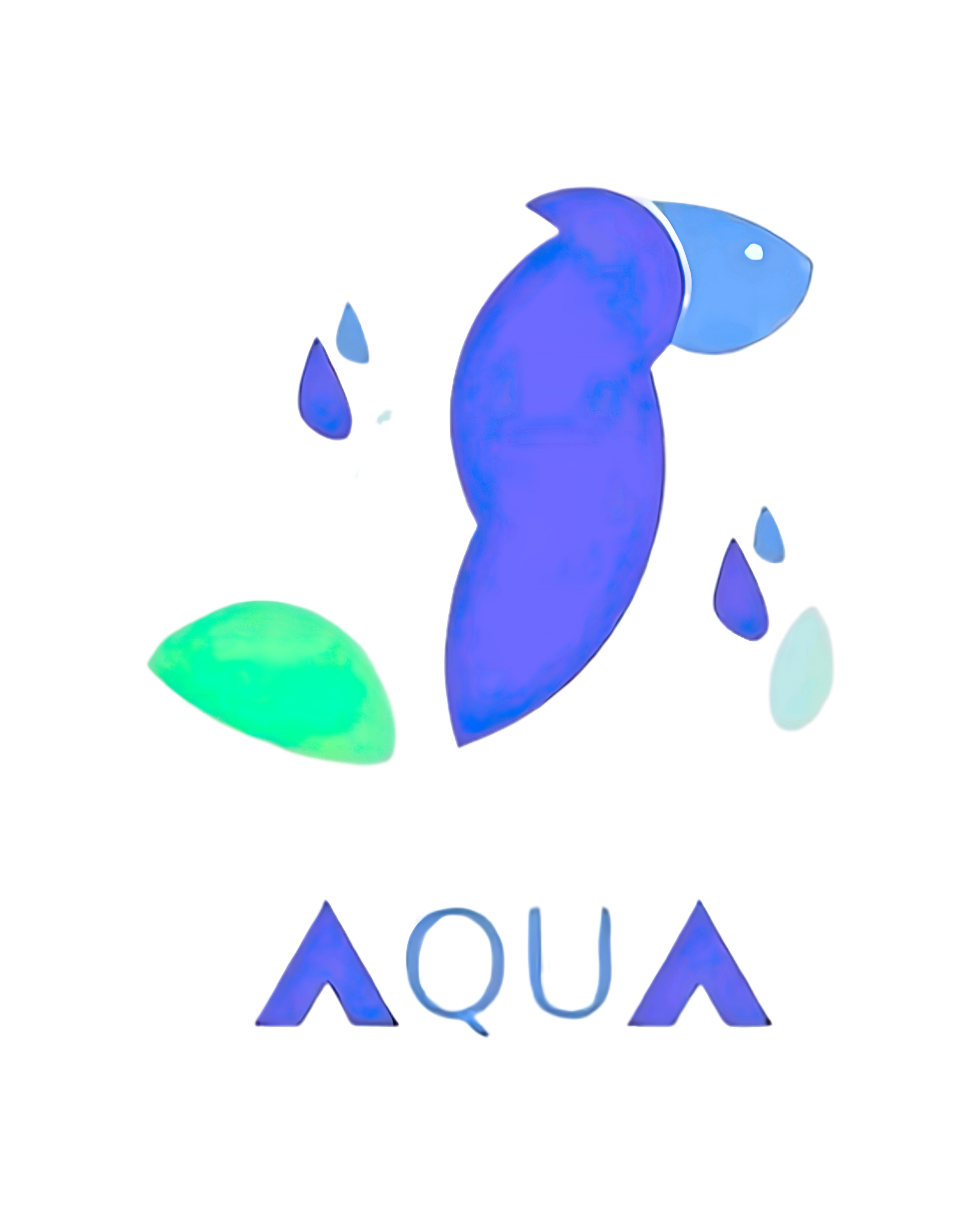 Nome do produto: Aqua logo design