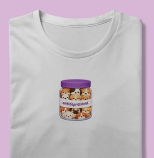 Camiseta Premium Petnip Antidepressivos Cães - 100% Algodão