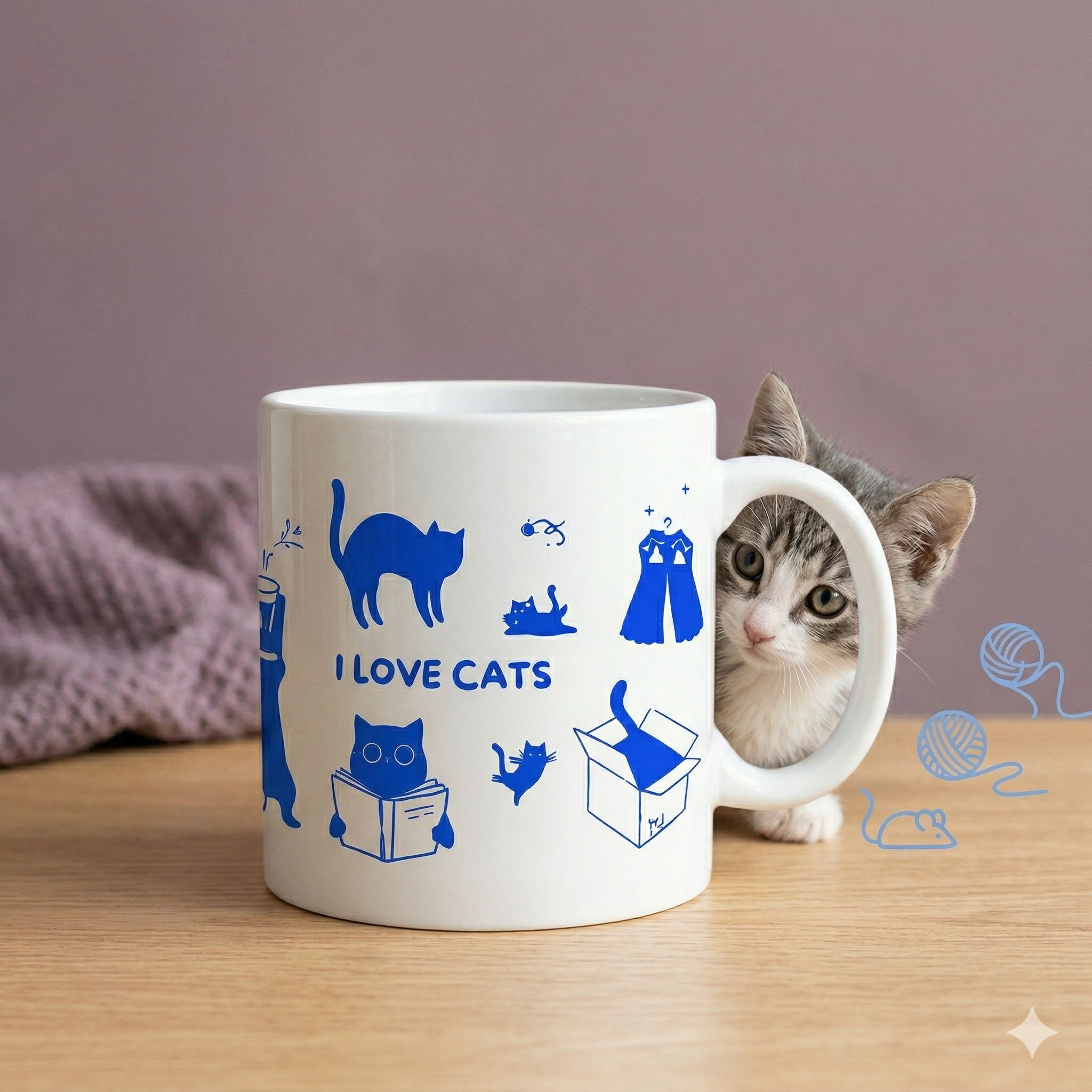 Caneca - I love Cats