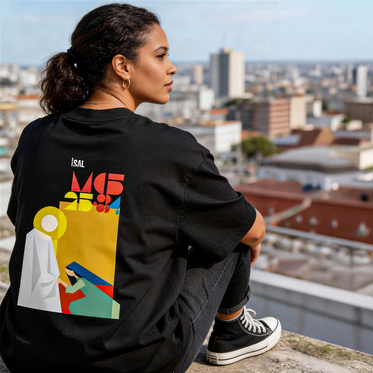 Camiseta Oversized Simplicidade