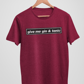 Oasis - Give Me Gin & Tonic - Algodão 100% Unissex | Retrolhama