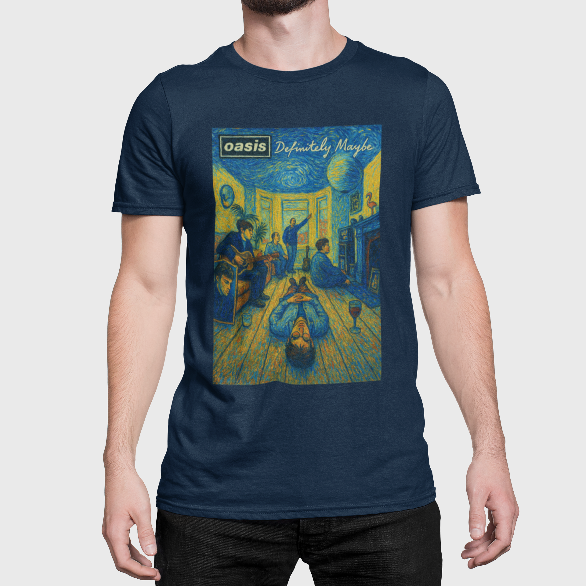 Camiseta Oasis - Definitely Maybe - Algodão 100% Unissex