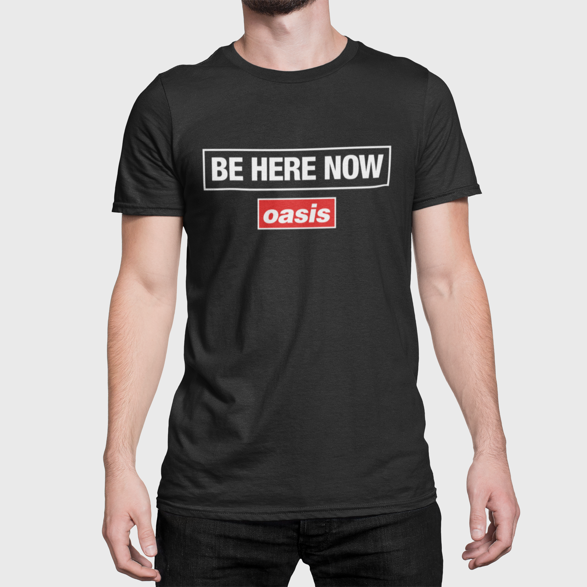 Camiseta Oasis - Be Here Now - Algodão 100% Unissex