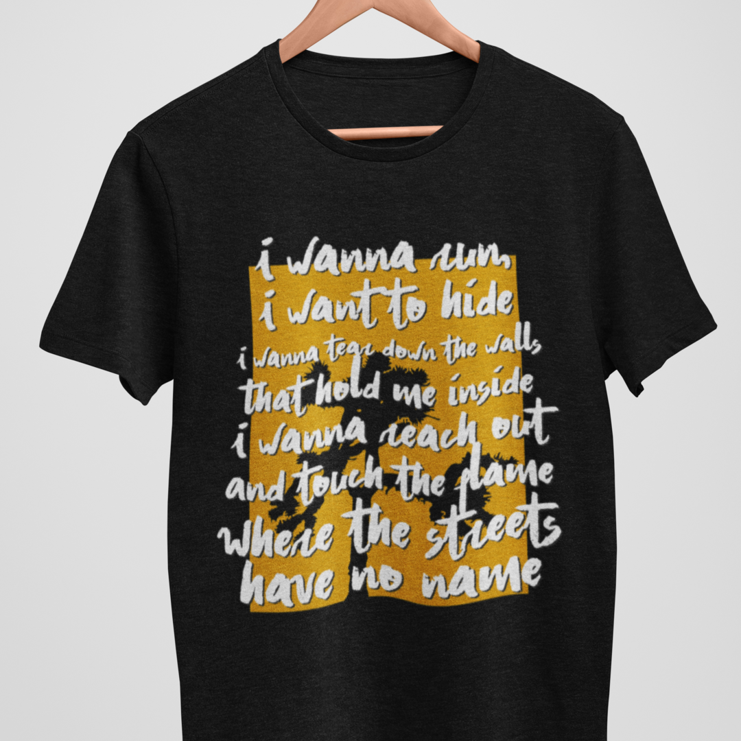 Camiseta U2 - Where The Streets Have No Name - Algodão 100% Unissex | Retrolhama