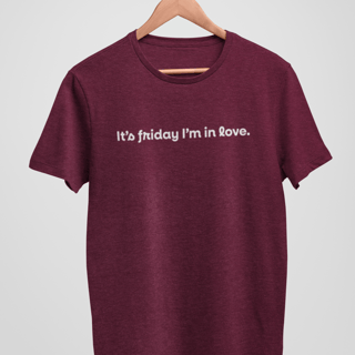Camiseta The Cure Friday I'm In Love - Algodão 100% Unissex | Retrolhama