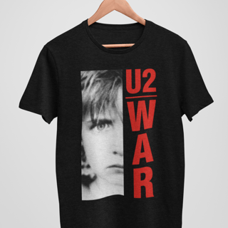 Camiseta U2 War - Algodão 100% Unissex | Retrolhama