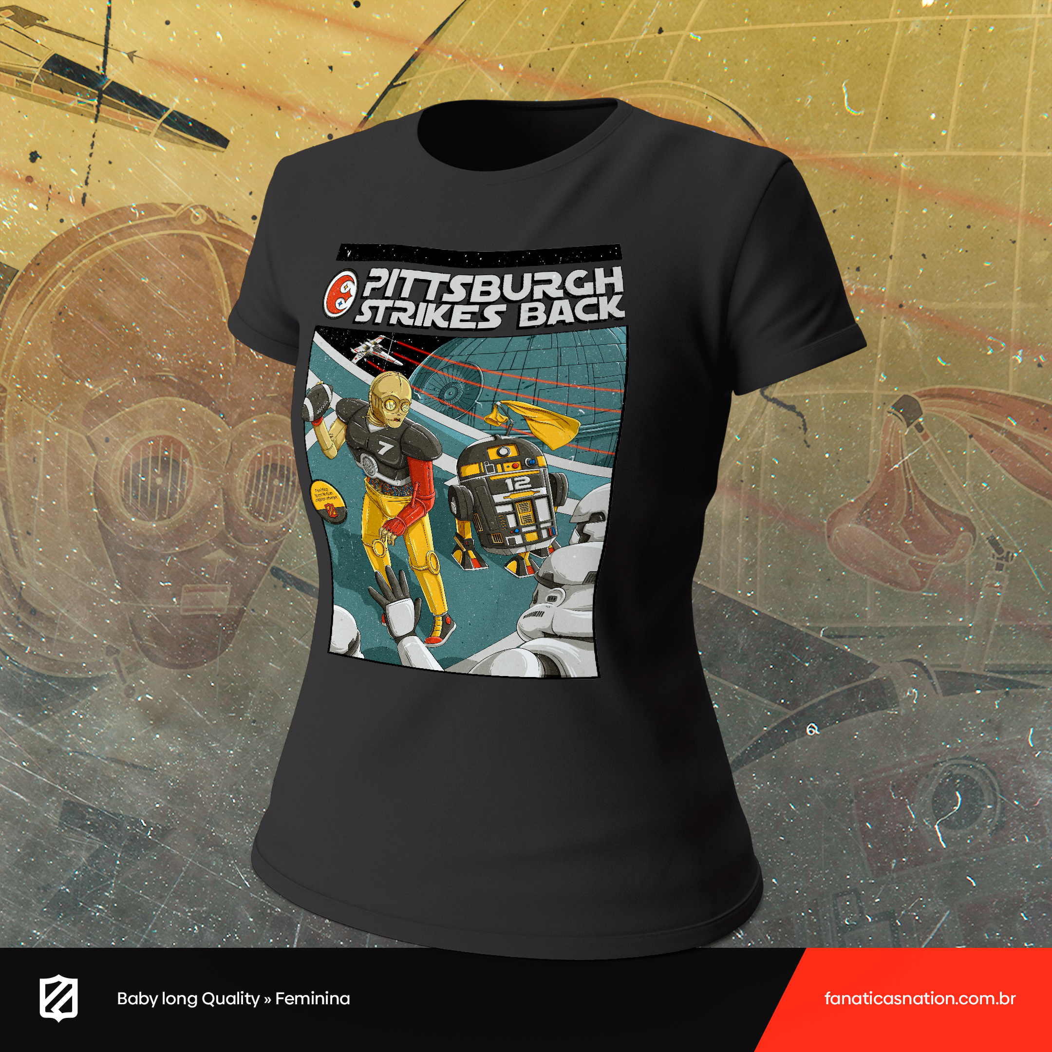 Nome do produto: Pittsburgh - Strikes Back (baby long)