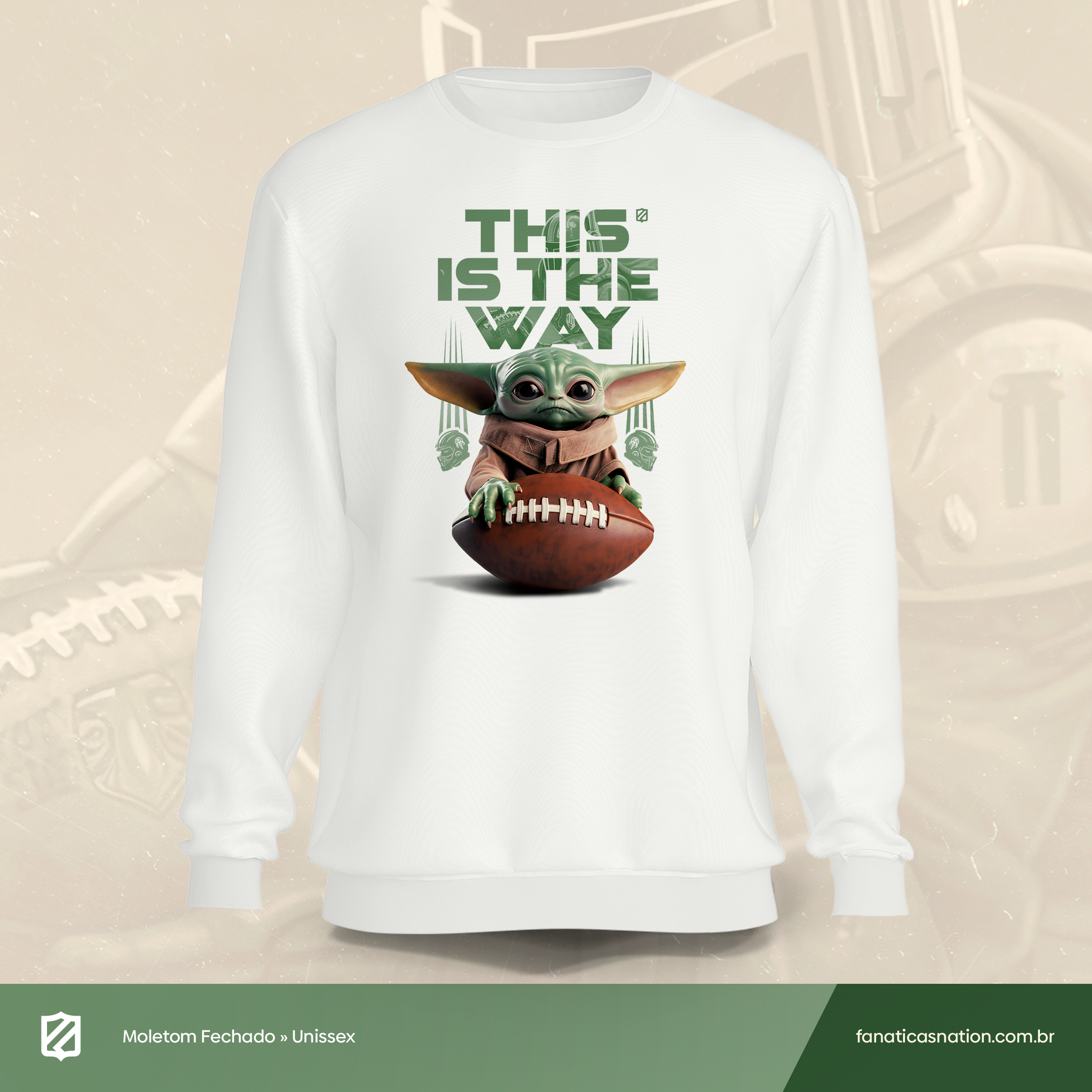 Nome do produto: This is the Way (moletom)