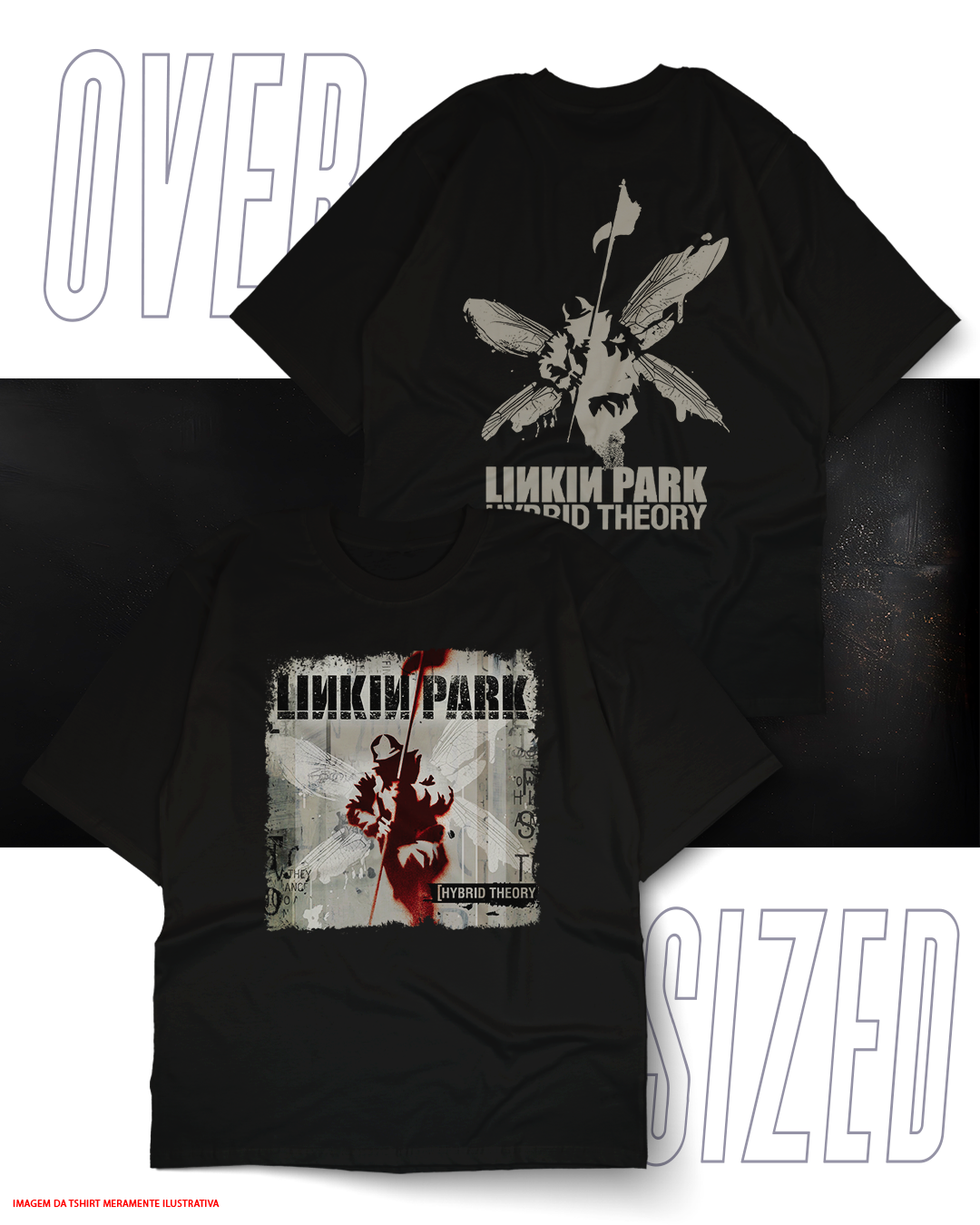 Oversized Unissex - Linkin Park