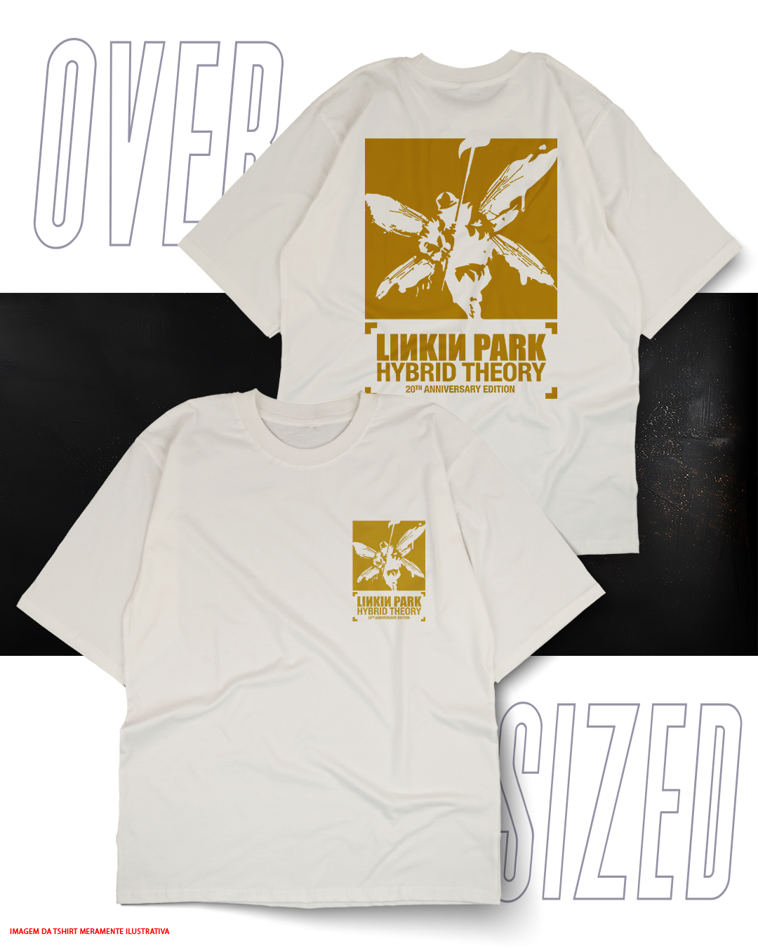 Oversized Unissex - Linkin Park