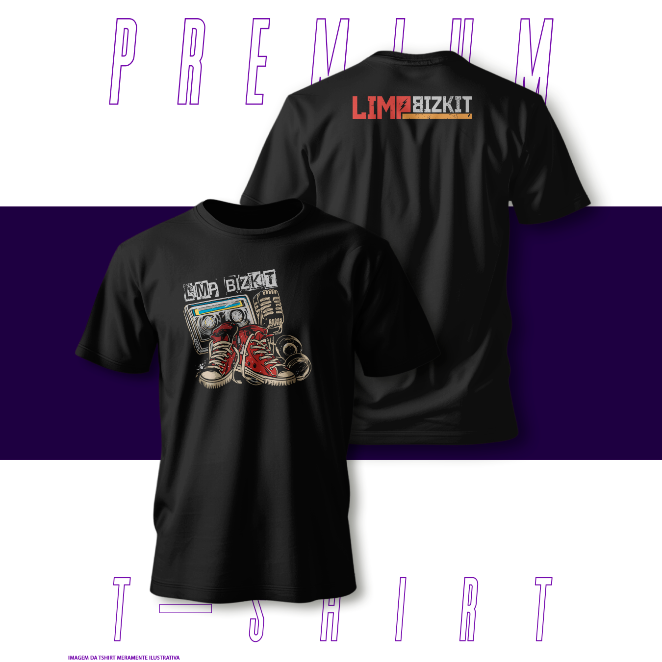 Camiseta Premium - Limpbizkit